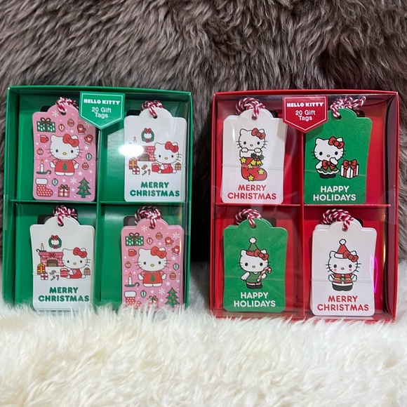 NEW! Hello Kitty Holiday 2023 - Hello Kitty Gift Tags Set of 2 boxes - Picture 1 of 5
